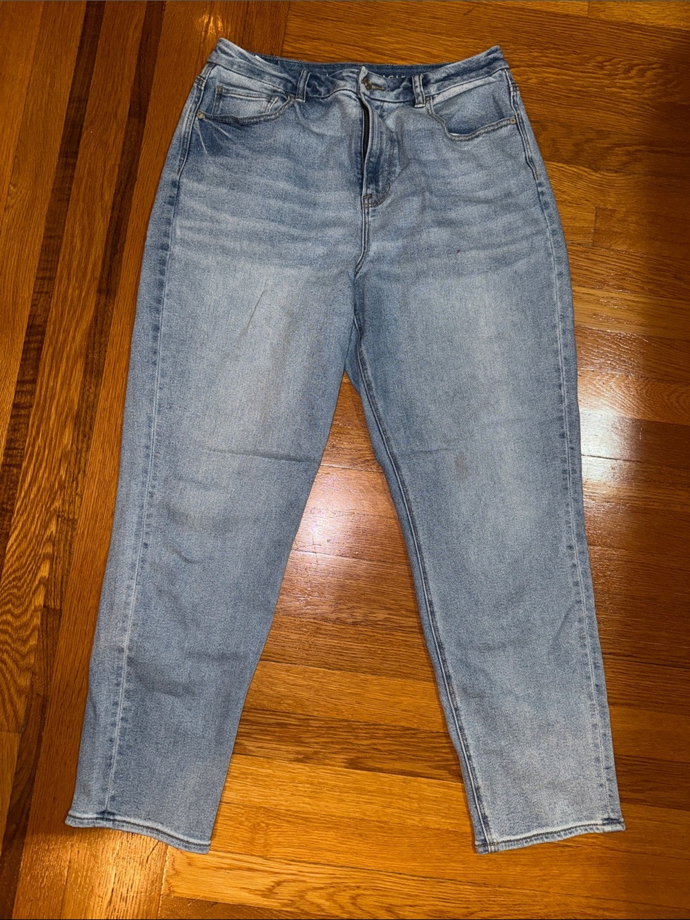 American Eagle Outfitters High-Rise Light Wash Jeans